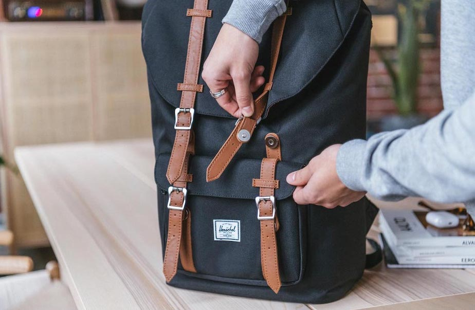 herschel backpack buckles Supply Co. Little America in Black Country Club Prep The myriad of pockets accommodates paperwork and lunch Herschel Supply Co. Backpack With