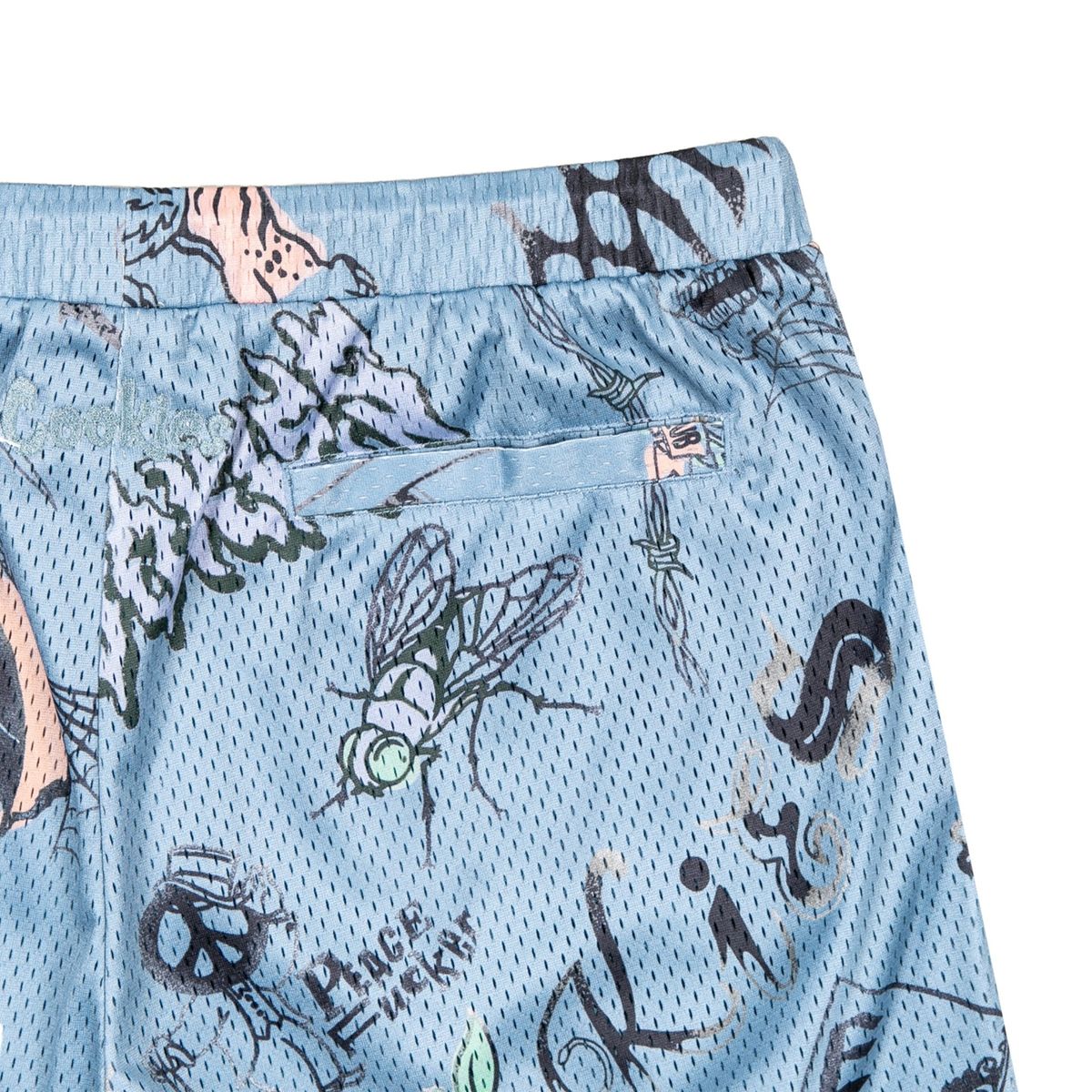 Heaven Can Wait Mesh Shorts back pocket view