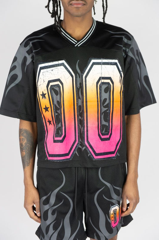Rebel Minds Paradise Cropped Football Jersey
