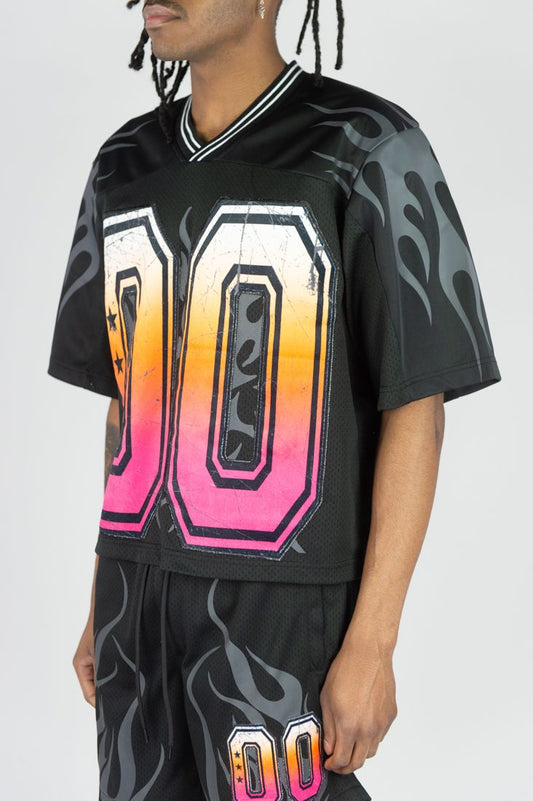 Rebel Minds Paradise Cropped Football Jersey
