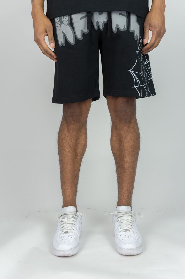 Rebel Minds Spider Web French Terry Shorts
