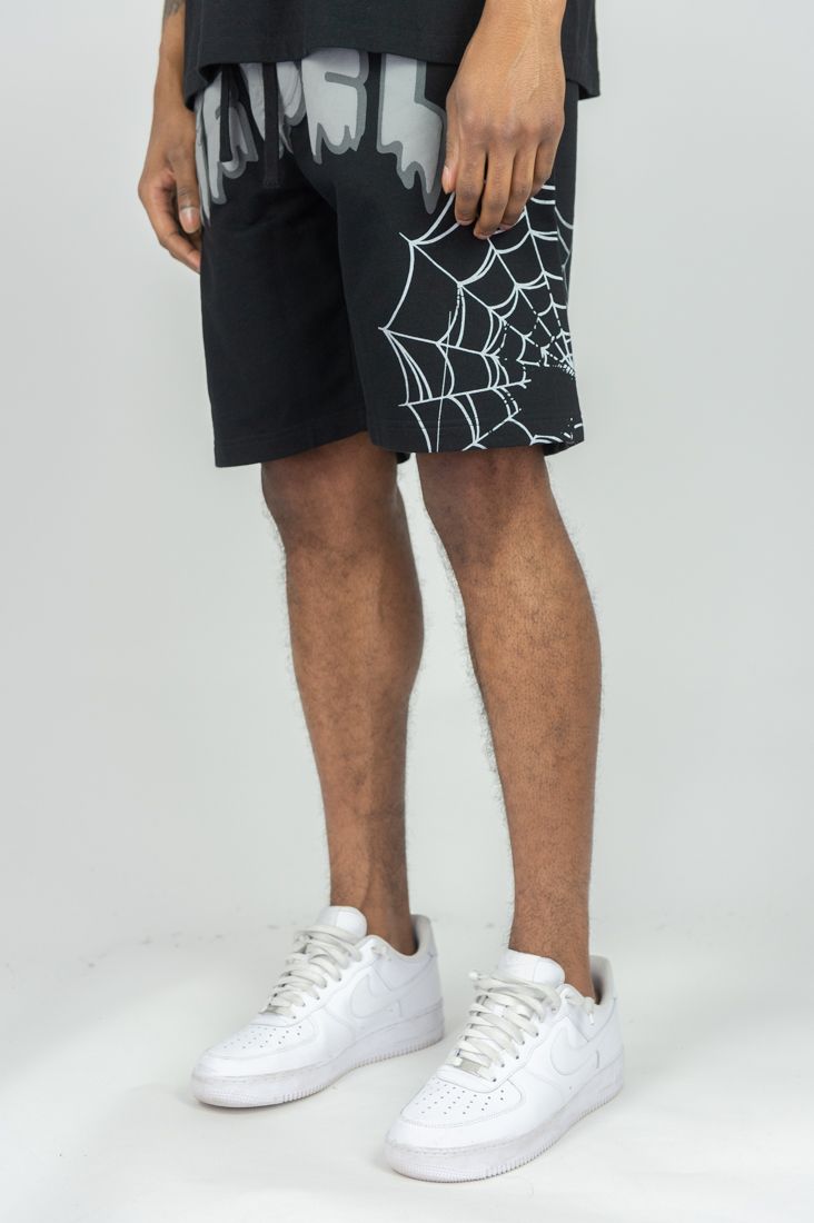 Rebel Minds Spider Web French Terry Shorts