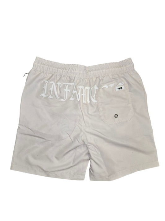 Carry The Stone Shorts back print