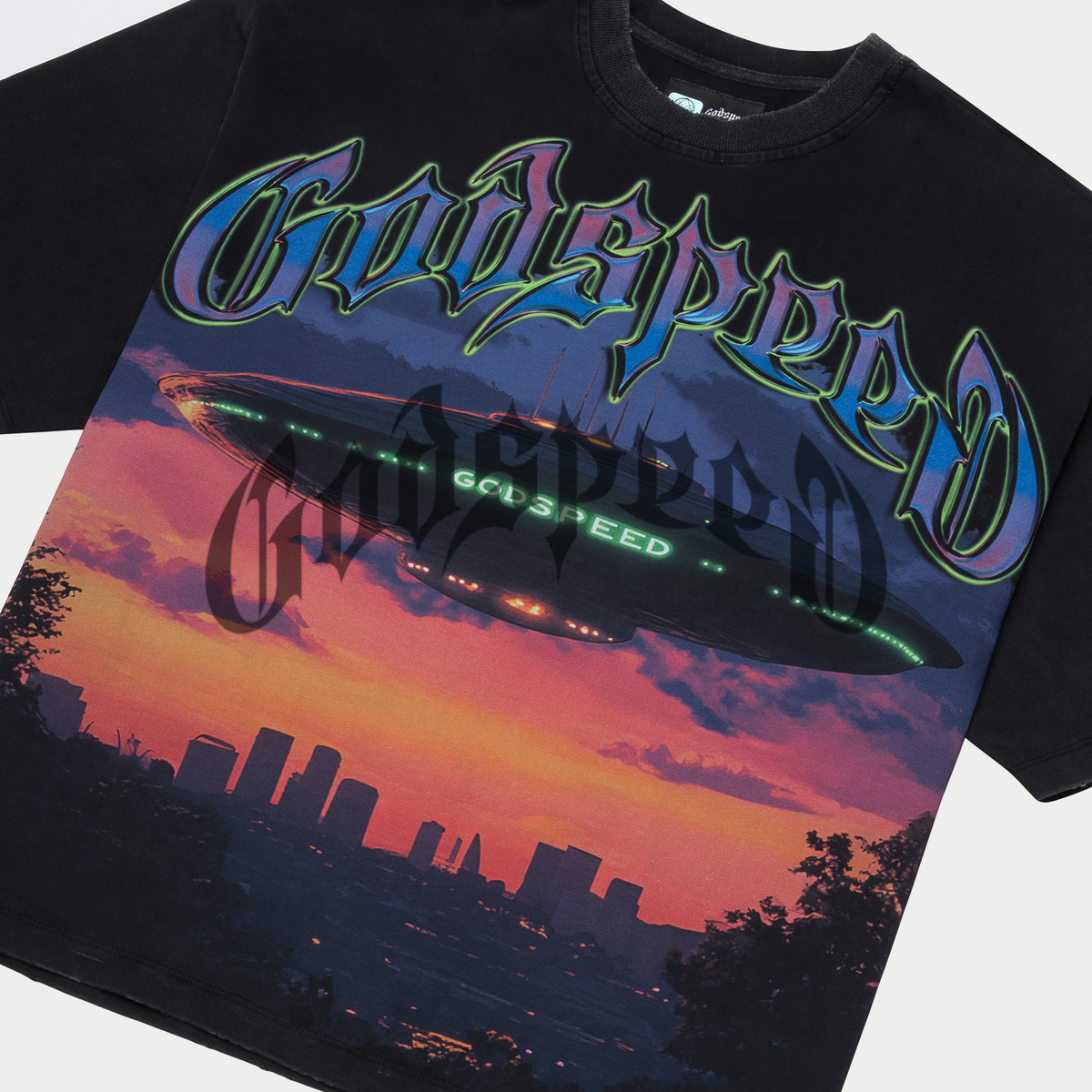 Godspeed U.A.P. Tee close up