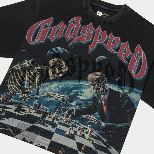 Godspeed Checkmate Tee close up