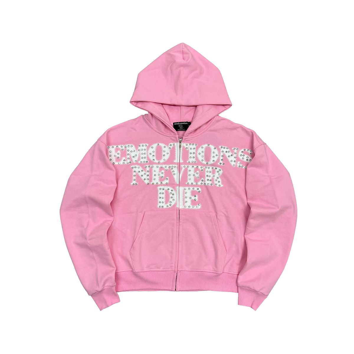 Mixed Emotion 'End' Rhinestone Hoodie – epicstores
