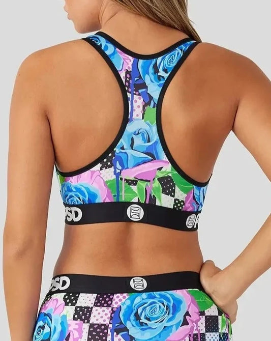 PSD Pop Roses Bra back view