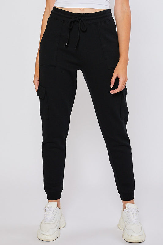 High Rise Cargo Joggers
