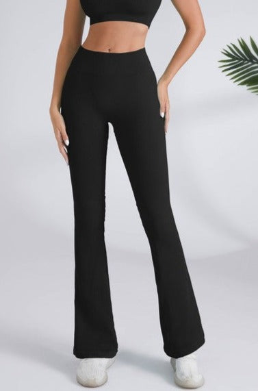 Ribbed Flare Yoga Pant