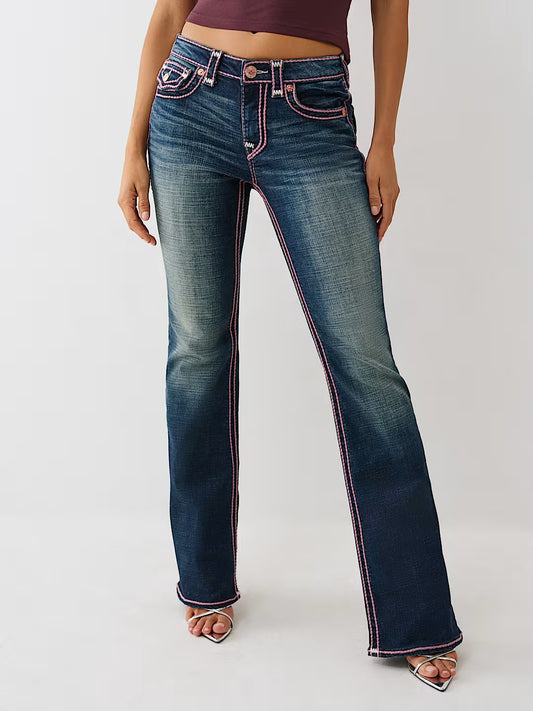 True Religion Becca Rope Stitch Bootcut Jean