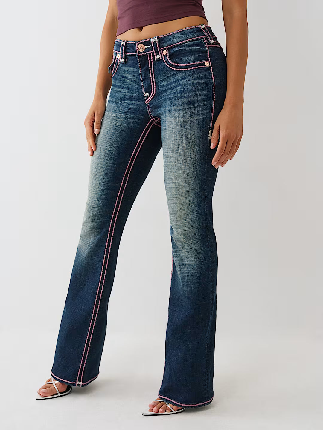 True Religion Becca Rope Stitch Bootcut Jean