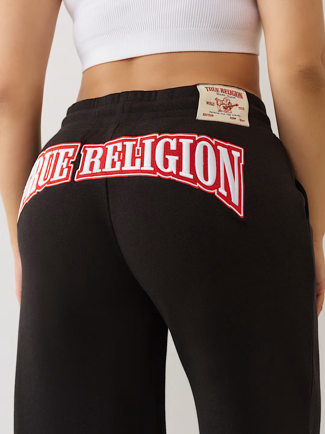 True Religion Embroidered Cinched Sweat Pant