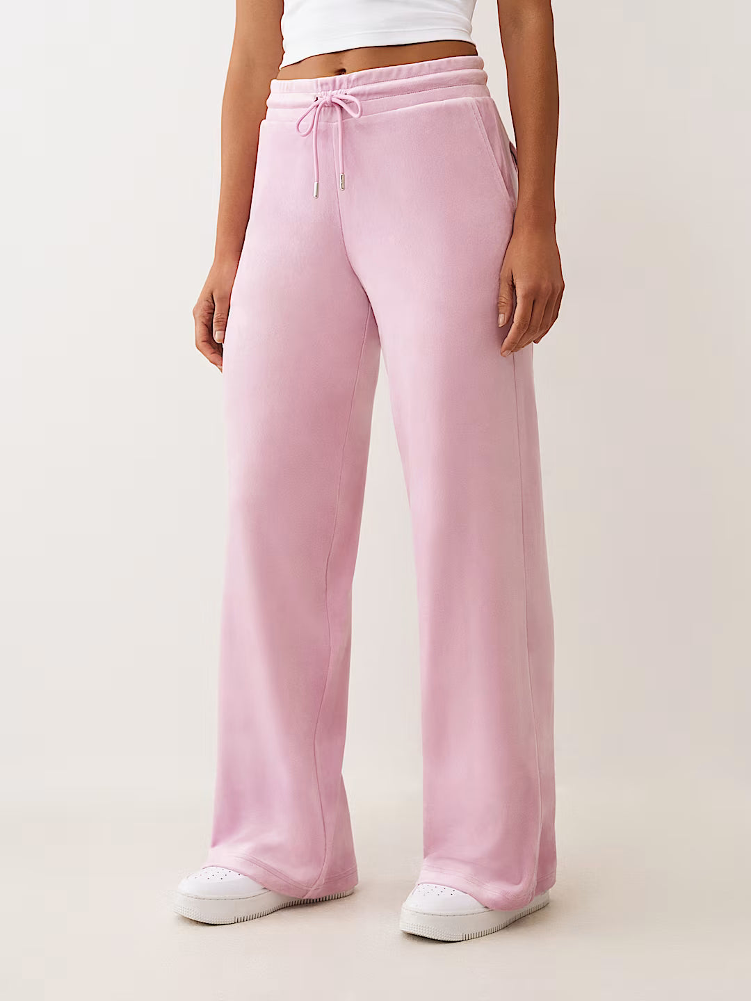 True Religion Crystal Horseshoe Velour Sweatpant