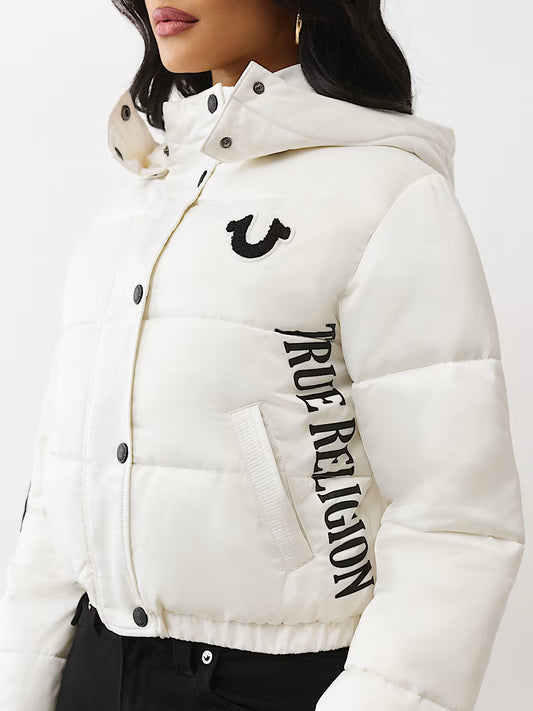 True Religion Patched Puffer Jacket