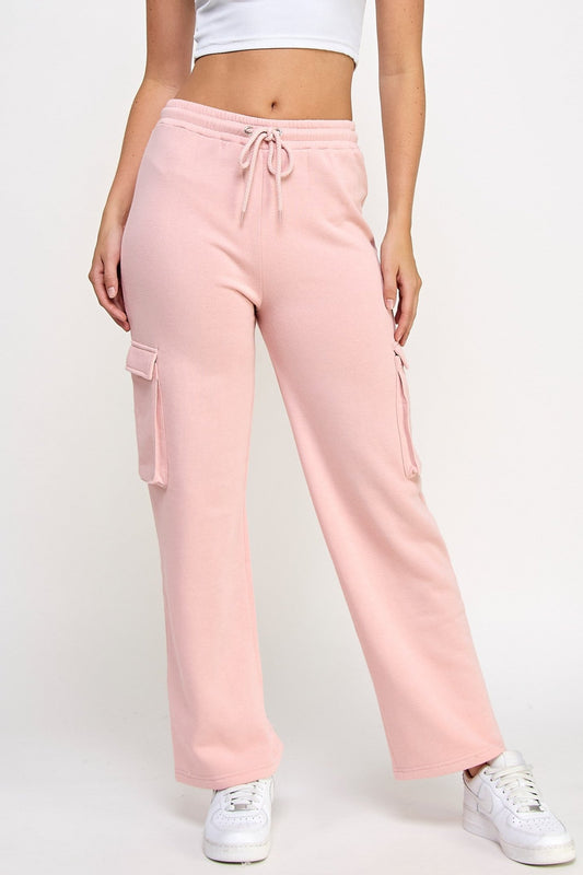 Cargo Straight Leg Sweatpant