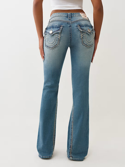 True Religion Joey Rope Stitch Flare Jean