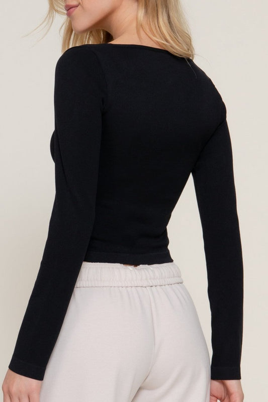 Square Neck Seamless Top