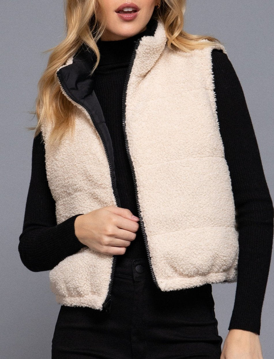 Reversible Sherpa Vest