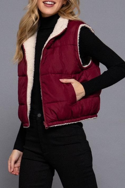 Reversible Sherpa Vest