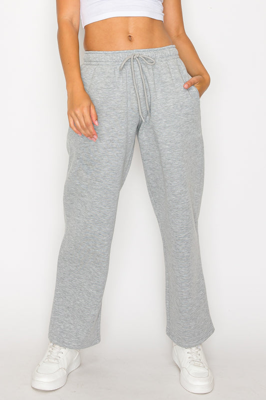 Straight Leg Sweatpants