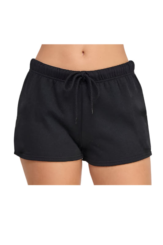 Basic Fleece Shorts black view