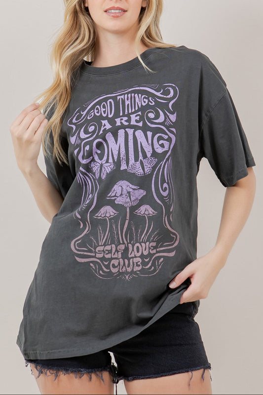 Good Things Tee front view