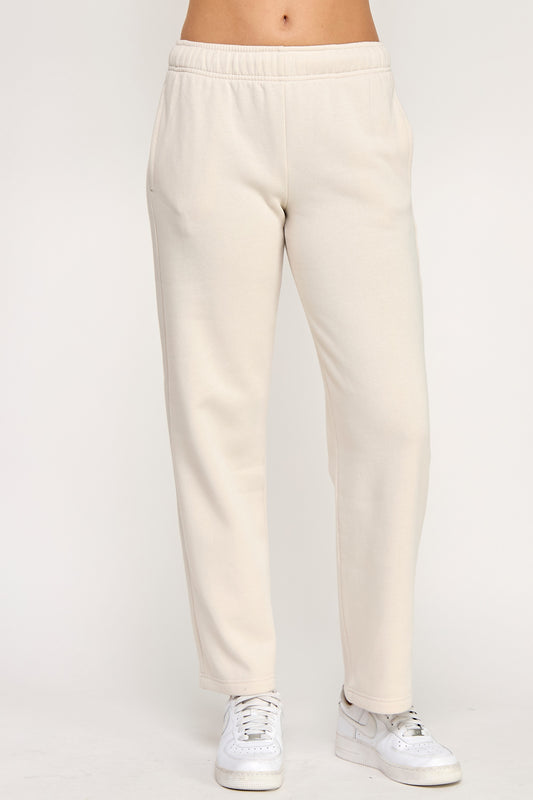 Straight Leg Fleece Sweatpants