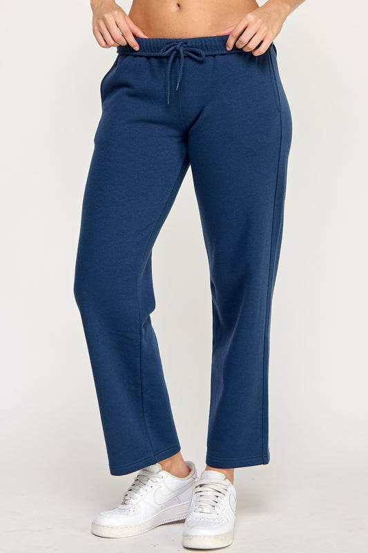 straight leg sweatpant
