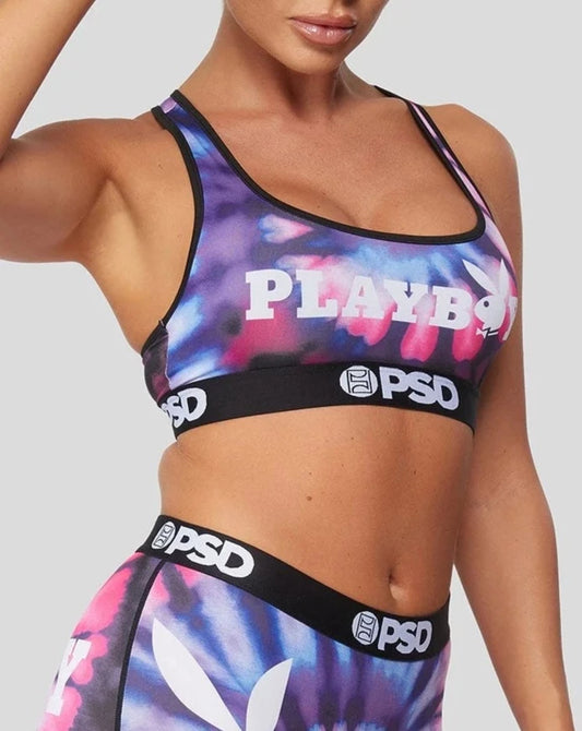 PSD Playboy Spiral Dye Sports Bra side view