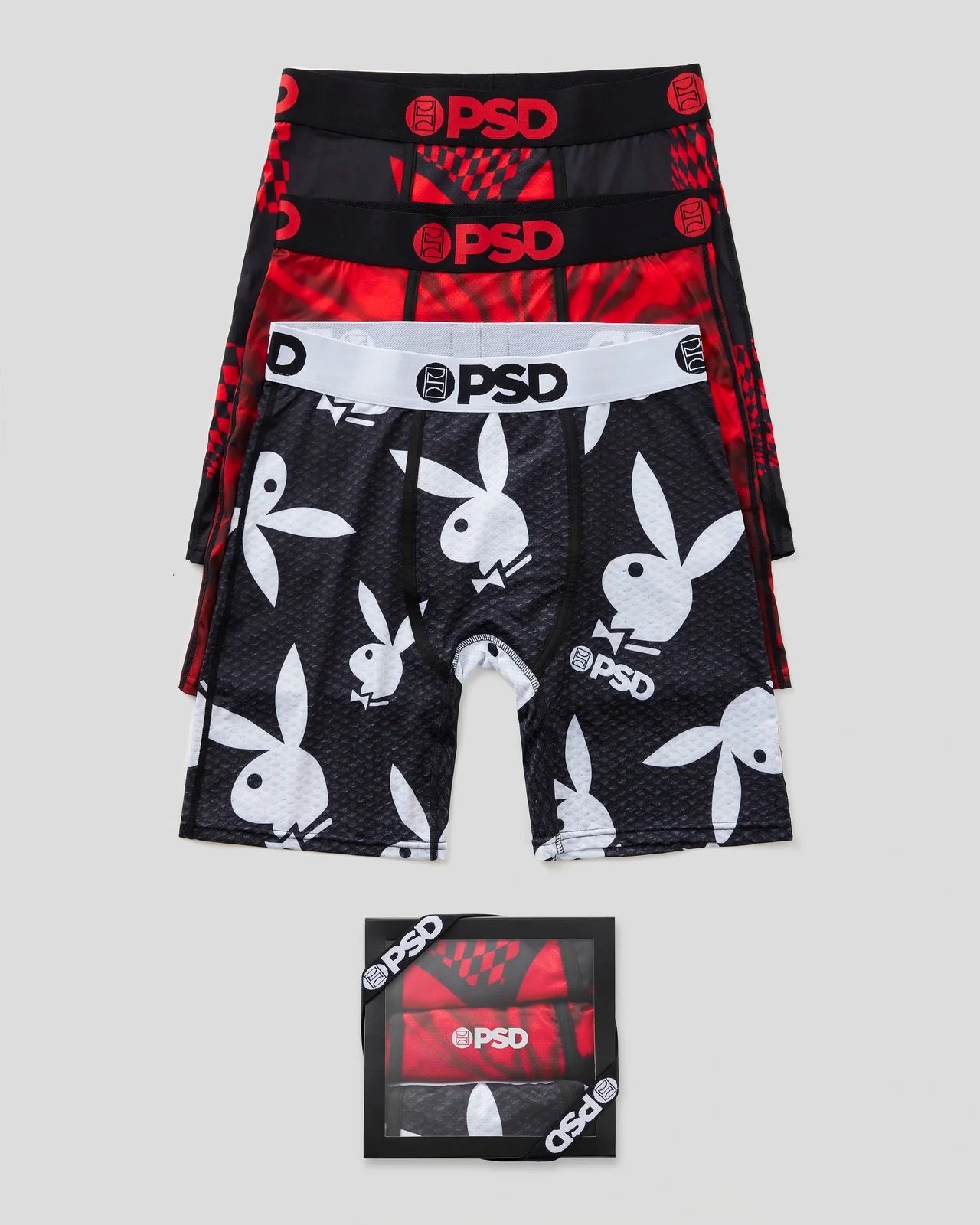 PSD Playboy Kit 3-Pack Boxers front view