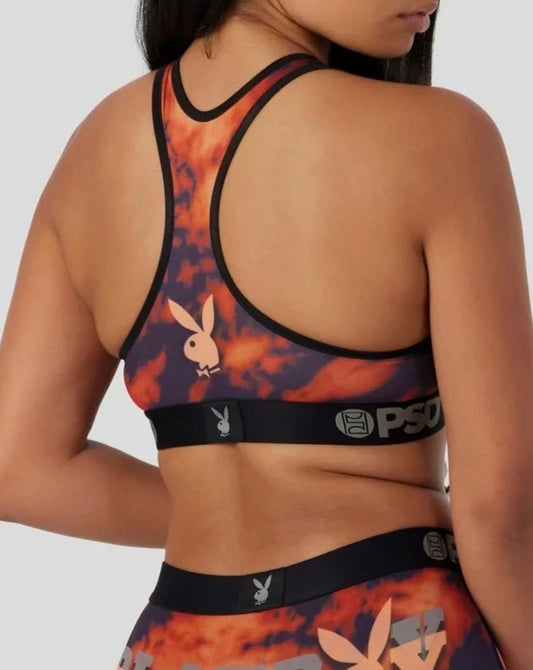 PSD Playboy Lava Dye Sports Bra back view