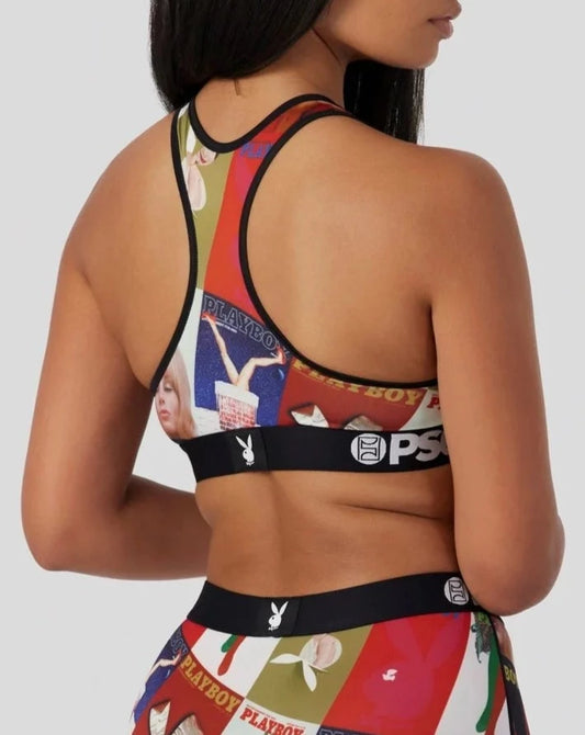 PSD Playboy Xmas Sports Bra back view