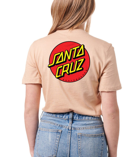 Santa Cruz Women's Classic Dot Tee back view
