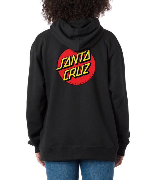 Santa Cruz Classic Dot Zip Up back view