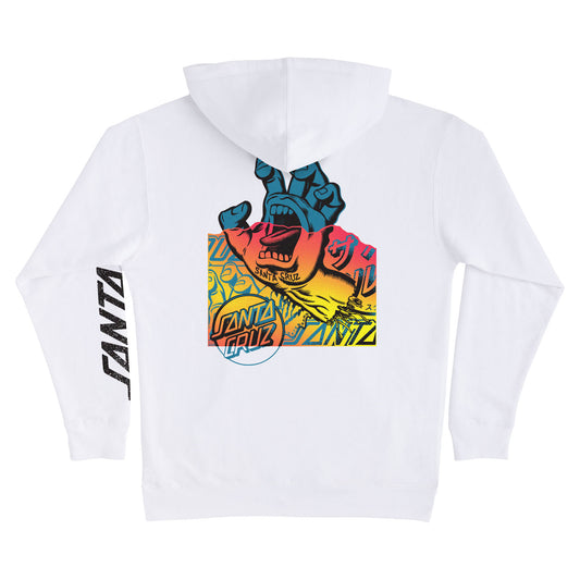 Santa Cruz Screaming Hand Hoodie back view