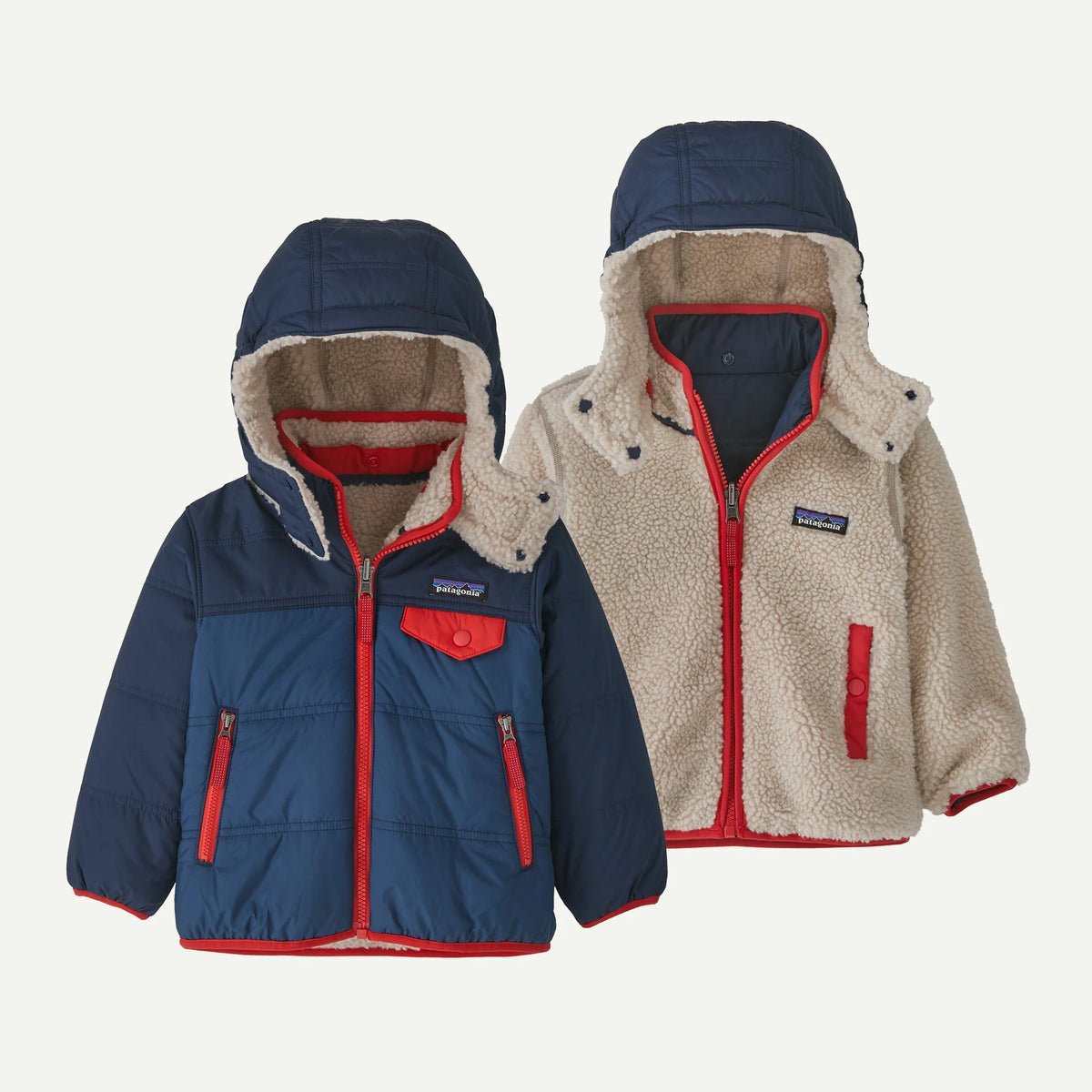 Patagonia Baby Reversible Tribbles Hoody front