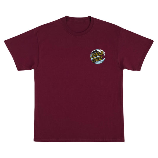 Santa Cruz Men's Wave Dot Tee front view