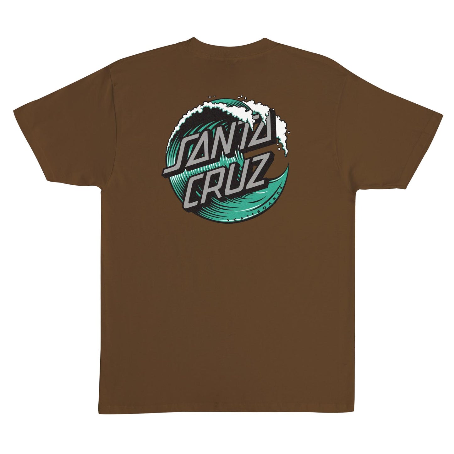 Santa Cruz Men's Wave Dot Tee back view
