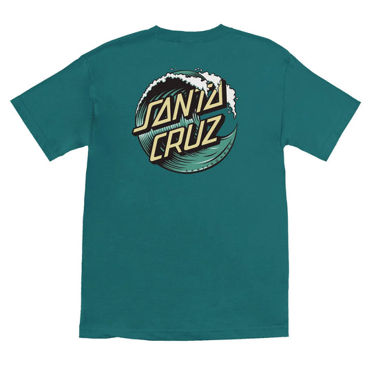 Santa Cruz Wave Dot Tee back view