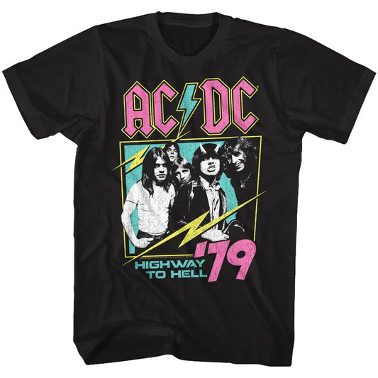 ACDC Neon Highway Tee front view