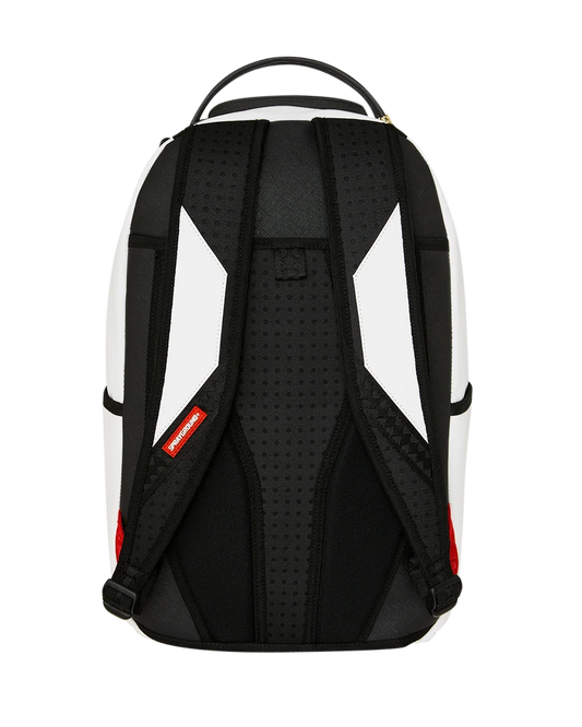 Sprayground Shark Central Bubble Shark White Backpack BACK