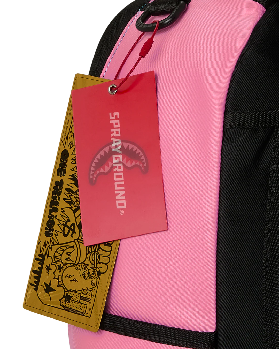 Sprayground Candy Clash Shark Central Backpack tag