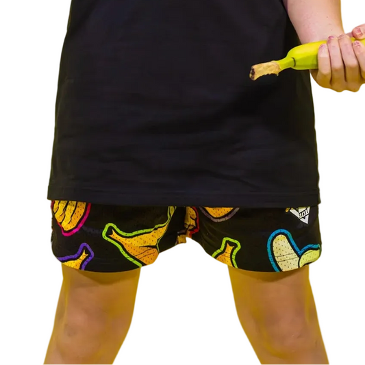 BL101 Banana Neon Shorts FRONT