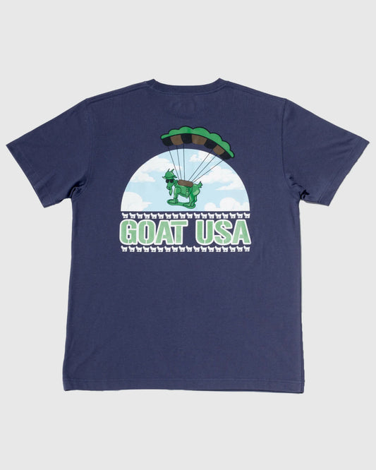 Goat USA Army Tee back view