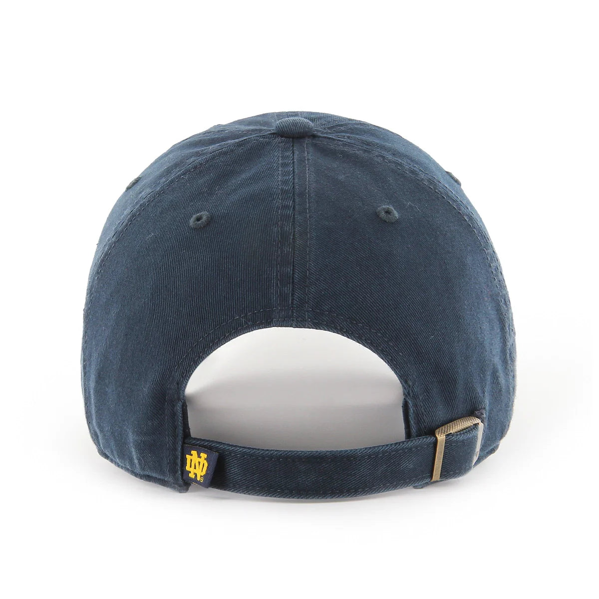 Navy blue cap with a logo on the back