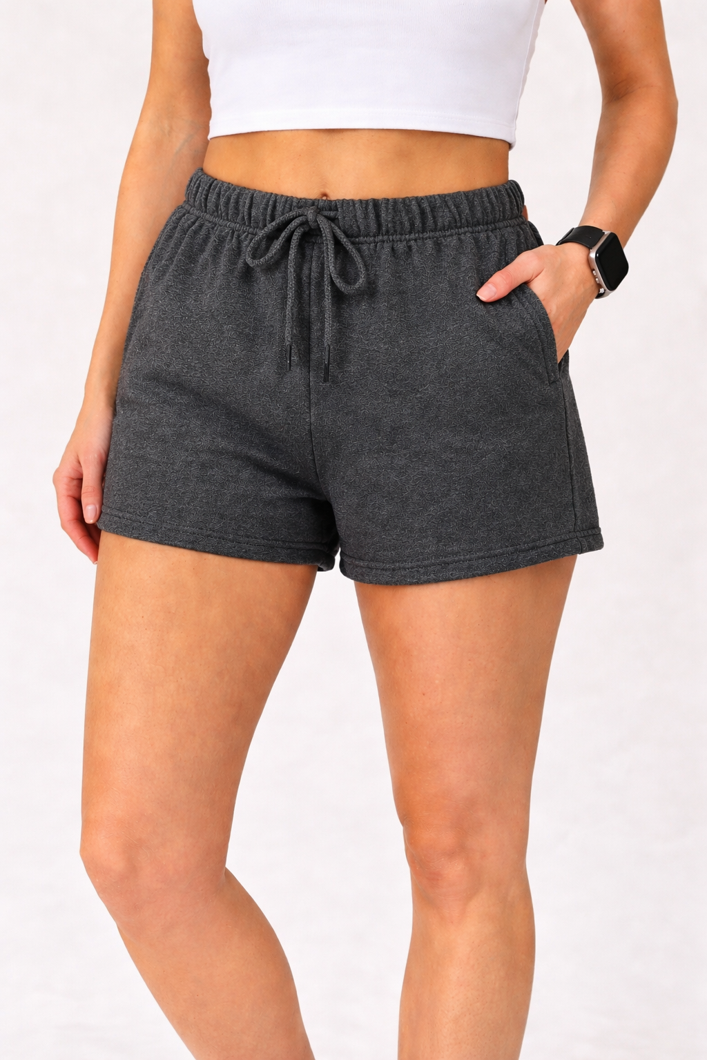 Reflex Basic Fleece Shorts With Side Pockets