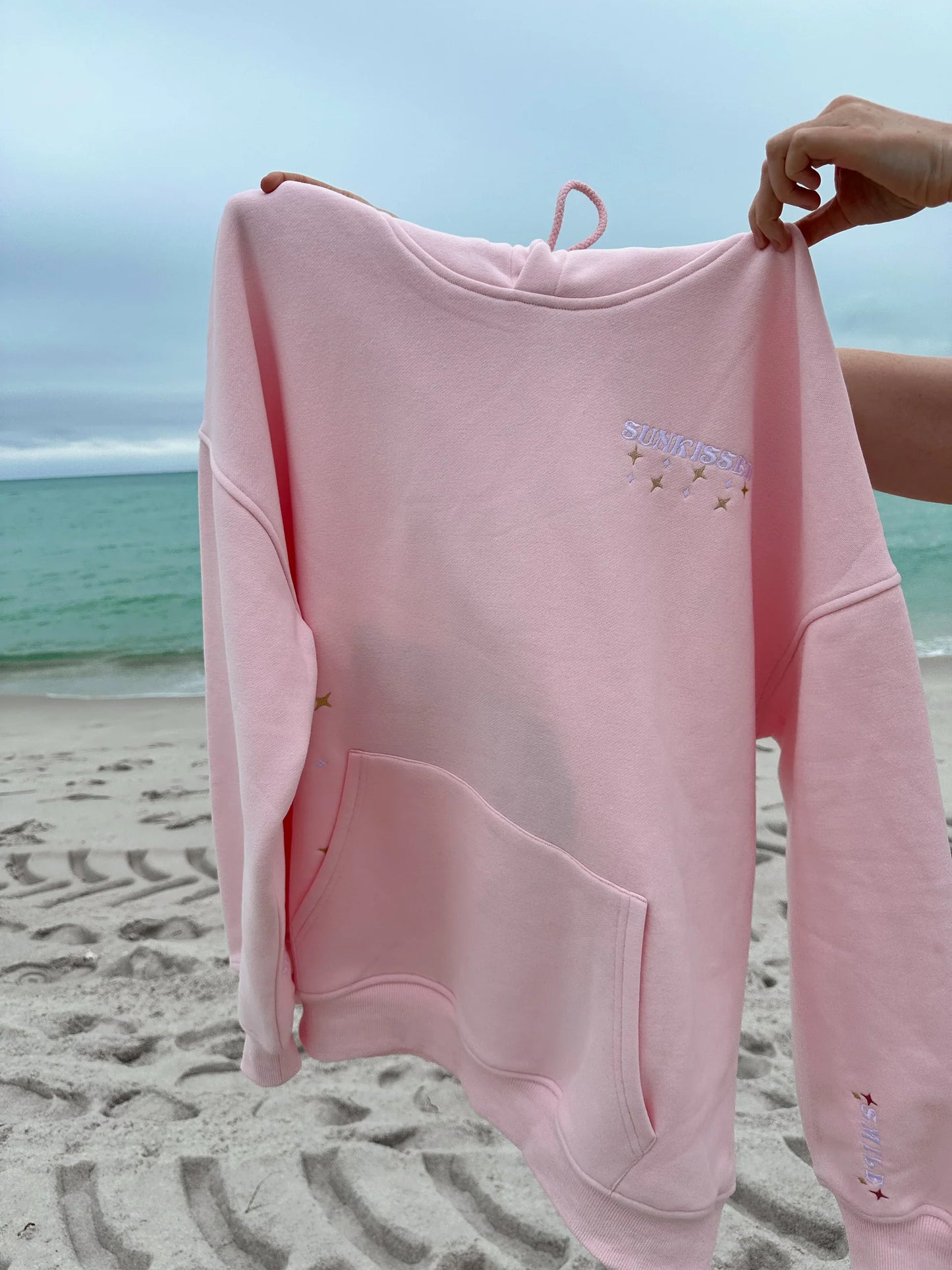 Sunkissed Coconut Embroidered Van Hoodie