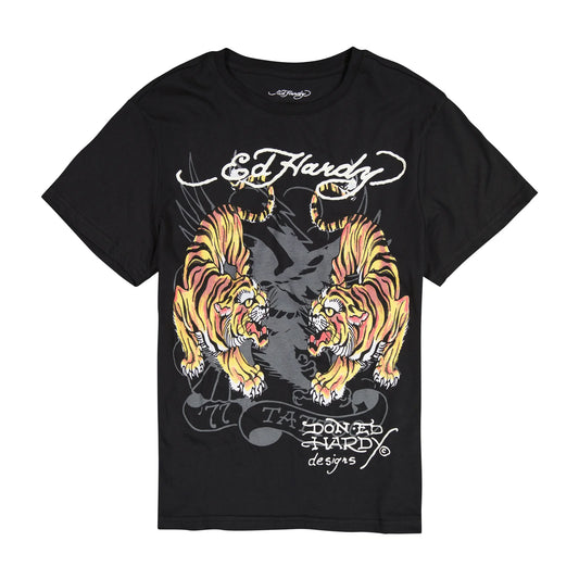 Ed Hardy Tigers Tattoo Tee front view
