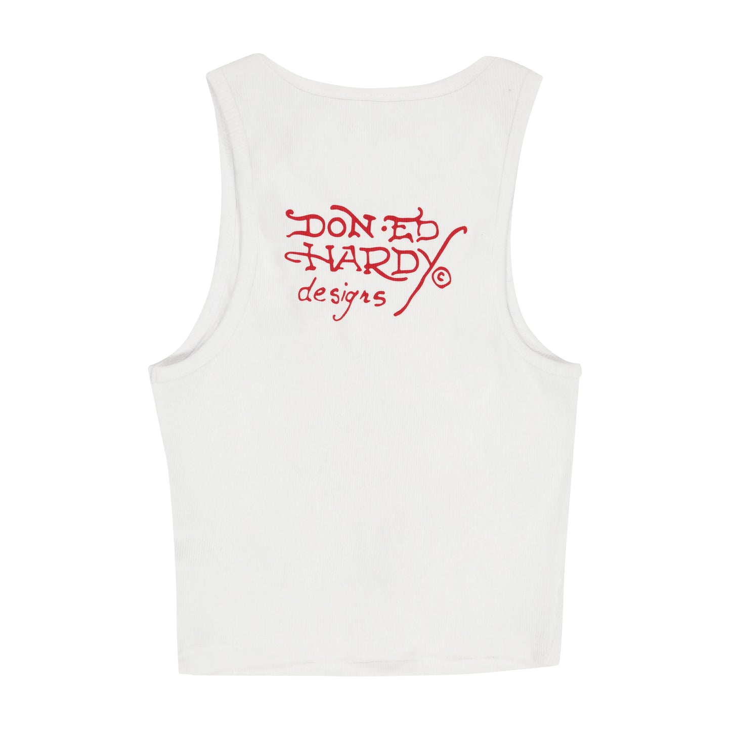Ed Hardy Cross Rib Tank Top back view