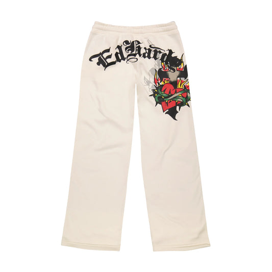 Ed Hardy Sacred Heart Sweatpants back view